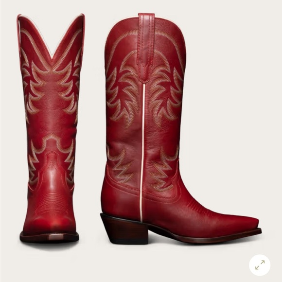 Shoes - Red Western Cowboy Boots